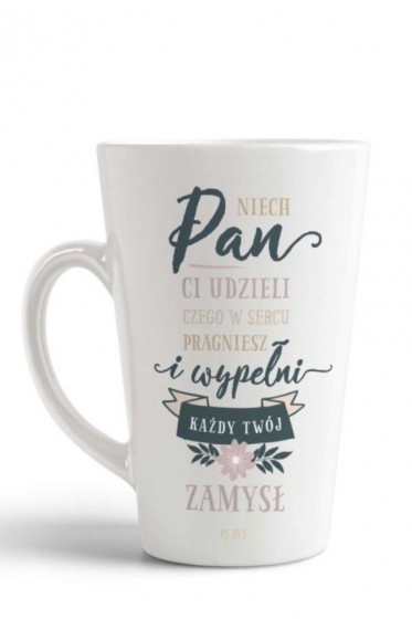 Kubek wysoki latte – Niech Pan ci udzieli