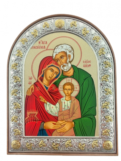 Ikona Święta Rodzina zielona Nr229 mała