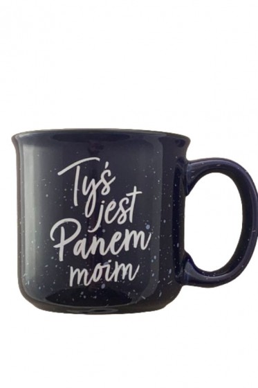 Kubek - Tyś jest Panem moim granatowy Kubek - Tyś jest Panem moim granatowy