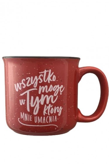 Kubek - Wszystko mogę czerwony