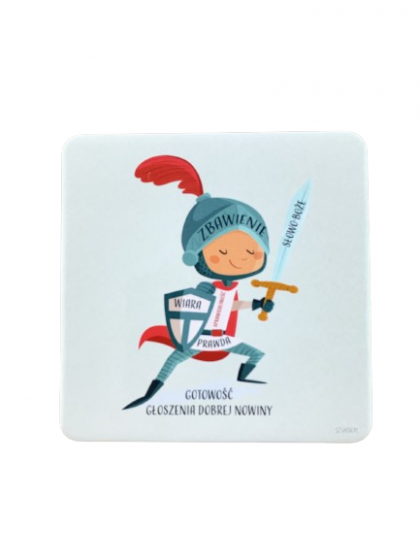 Zbroja Boża - podstawka korkowa