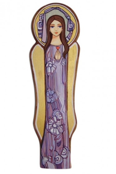 Anioł - ikona na desce Nr 46