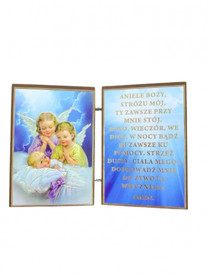 Aniołki nad dzieckiem - dyptyk bardzo mały NR85 Aniołki nad dzieckiem - dyptyk bardzo mały NR85