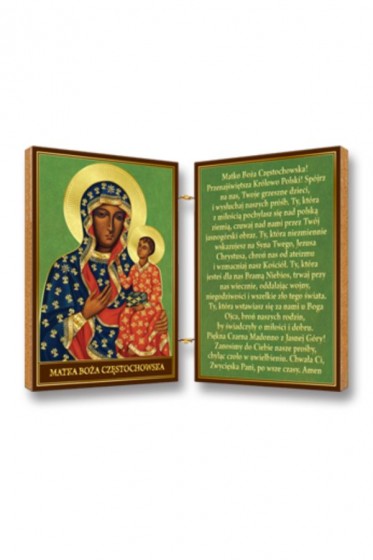 Matka Boża Częstochowska - dyptyk bardzo mały nr 5