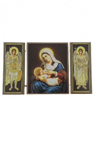 Matka Boża Karmiąca - tryptyk NR 51 mała Matka Boża Karmiąca - tryptyk NR 51 mała