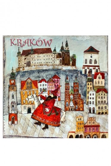 Lajkonik pod Wawelem - kafelek średni