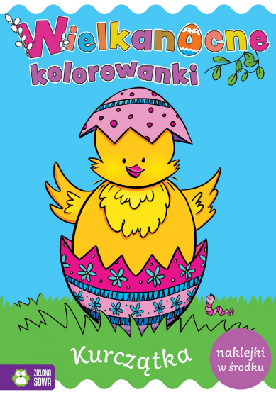 Wielkanocne Kolorowanki. Kurczątka