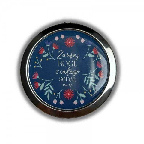 Lusterko okrągłe – Zaufaj Bogu Lusterko okrągłe – Zaufaj Bogu