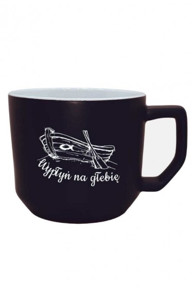 Kubek - Wypłyń na głębię beczka granatowy