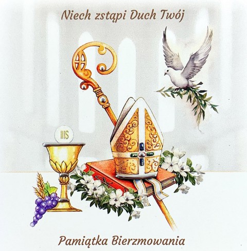 Pamiątka bierzmowania obraz  (05 17 5291)