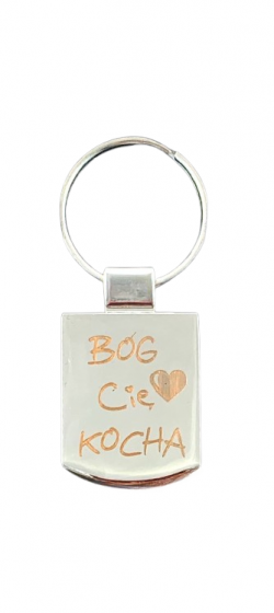 Brelok - Bóg Cię kocha 