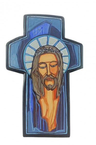 Krzyż - ikona na desce grubej Krzyż - ikona na desce grubej