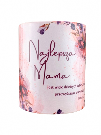 Kubek - Najlepsza mama kwiaty