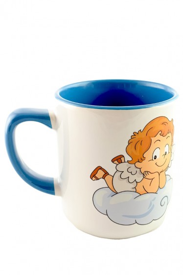 Kubek - Pan mnie strzeże niebieski