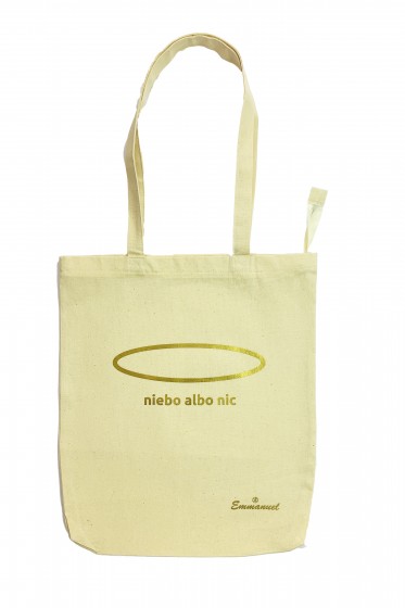 Niebo albo nic - torba z zamkiem beżowa