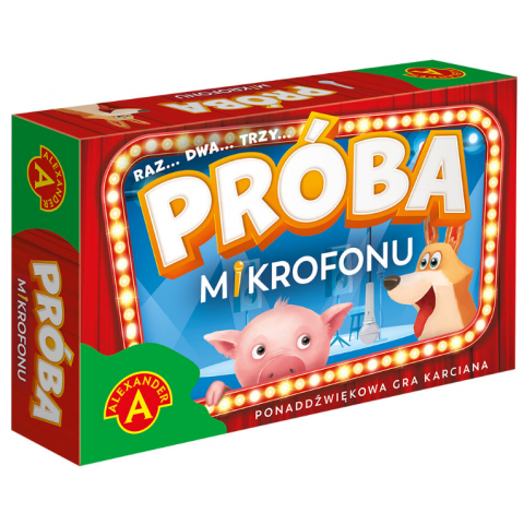 Próba mikrofonu gra karciana