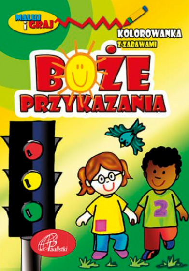 Boże przykazania Kolorowanka z zabawami
