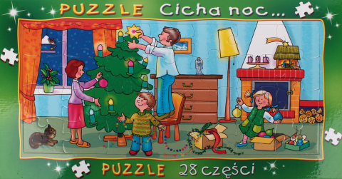 Puzzle - Cicha noc zielone