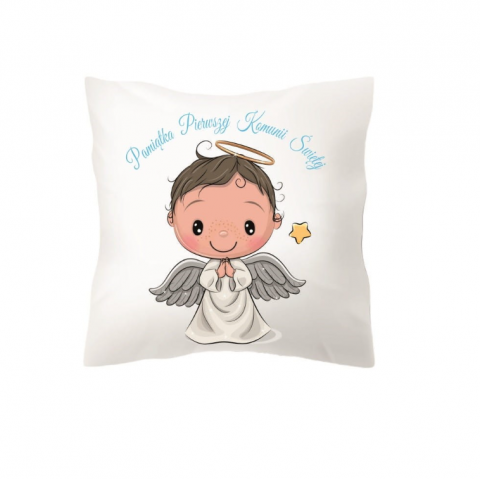 Poduszka z aniołkiem dla chłopca