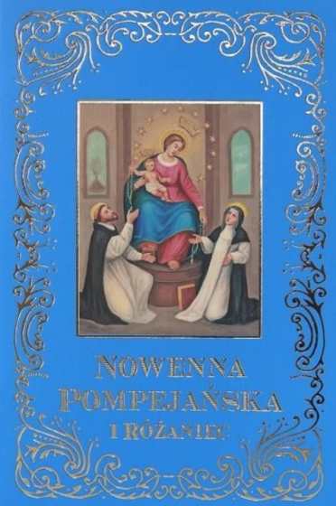 Nowenna Pompejańska i różaniec niebieska mała