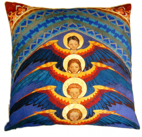 Anioły - poszewka na poduszkę