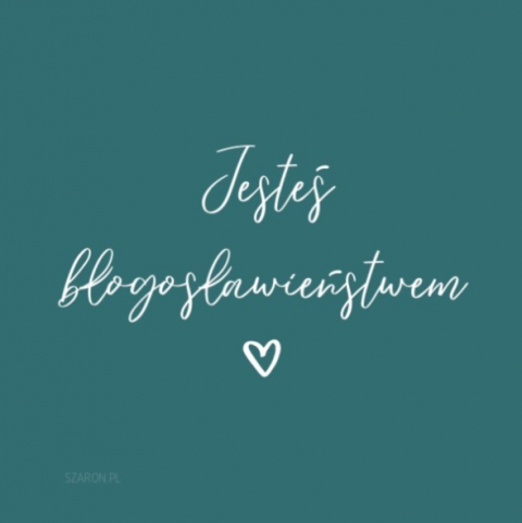 Jesteś błogosławieństwem - podstawka korkowa Jesteś błogosławieństwem - podstawka korkowa