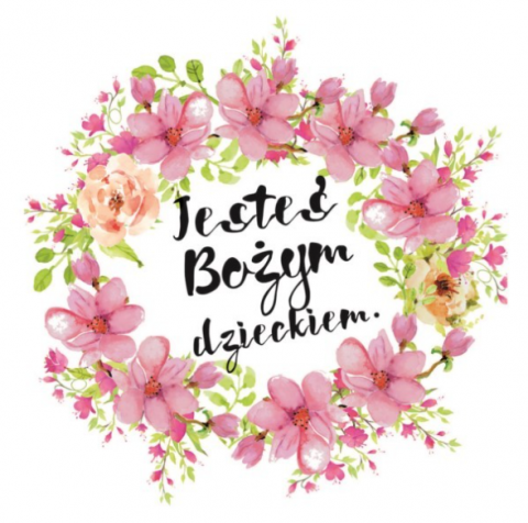 Jesteś Bożym dzieckiem - podstawka korkowa