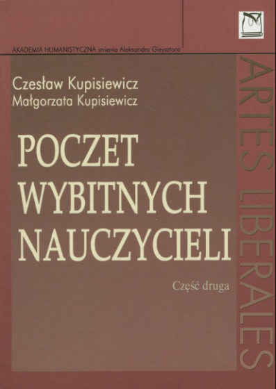 Poczet wybitnych nauczycieli. Część druga / Outlet