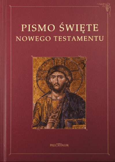 Pismo Święte Nowego Testamentu z ilustracjami / czerwone