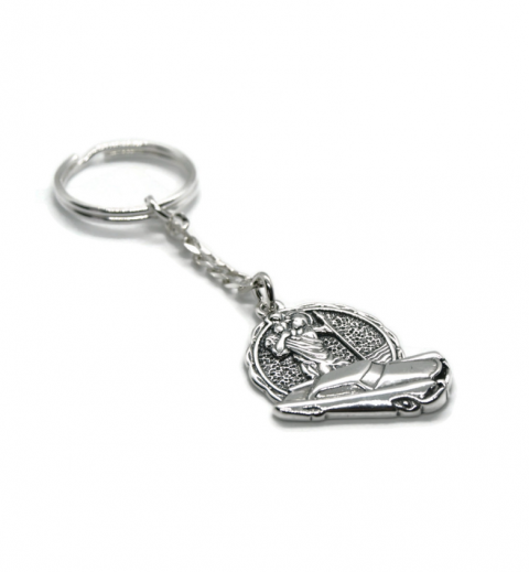 Breloczek srebrny - św. Krzysztof BRE1160