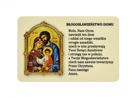 Błogosławieństwo domu - magnes jasny