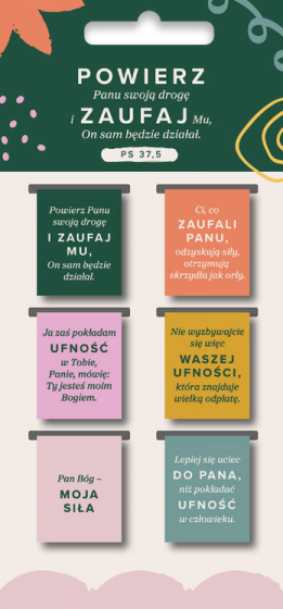 Powierz Panu swoją drogę - zakładki magnetyczne