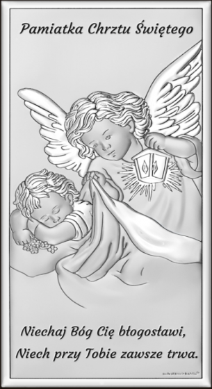 Aniołek z latarenką nad dzieckiem 6657/2 bardzo mały