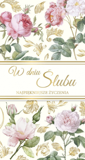 W dniu ślubu - kartka PM-370