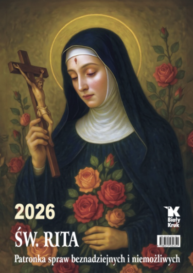 Św. Rita - kalendarz ścienny na 2026 rok