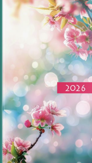 Terminarz tygodniowy kolorowy - Kwiatki