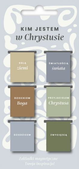 Kim jestem - zakładki magnetyczne Komplet 6 sztuk