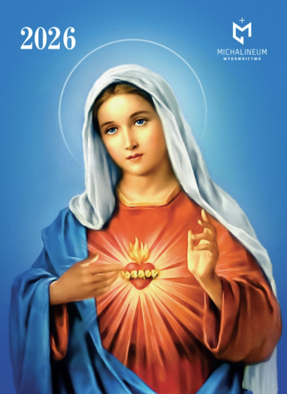 Kalendarz Maryjny duży - Wersja I serce Maryi