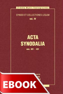 Okładka:Acta Synodalia - od 381 do 431 roku 