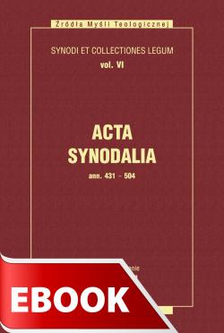 Okładka:Acta Synodalia - od 431 do 504 roku 